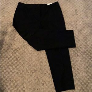 NWT Ann Taylor curvy slim leg ankle pant Navy SZ16